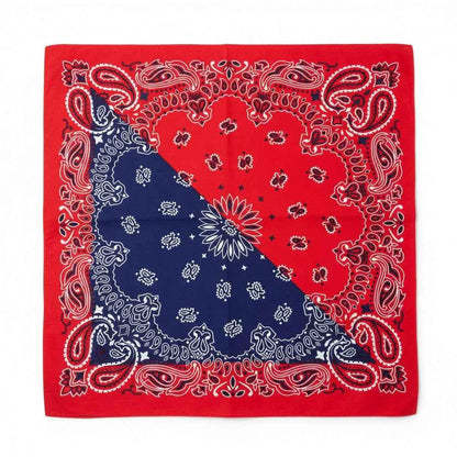 Bandana en coton homme multicolore motif cachemire - BoucleAura