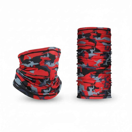 Tour De Cou Bandana camouflage rouge homme - BoucleAura