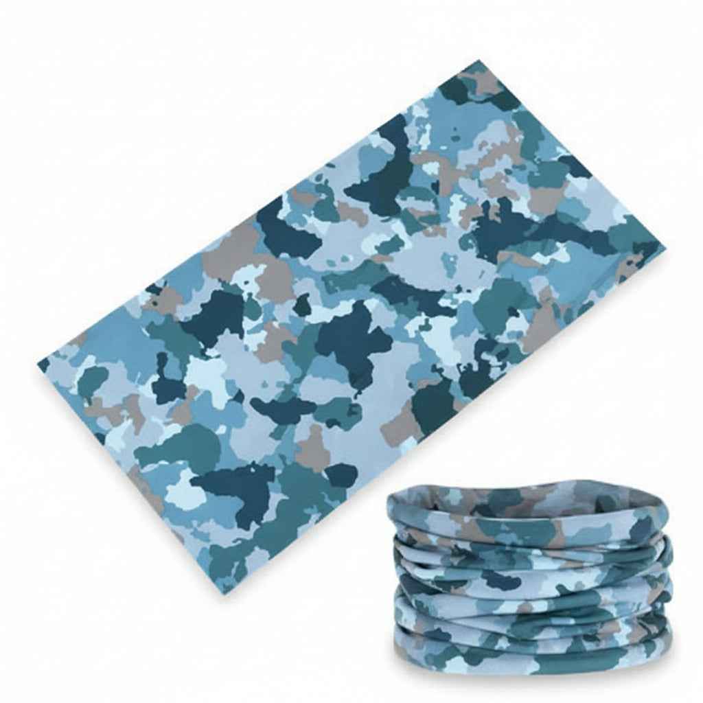Tours de cou bandana homme multicolore camouflage - BoucleAura