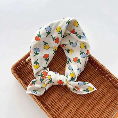 Bandana En Coton multicolore à fleurs - BoucleAura