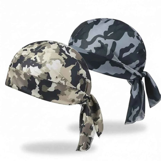 Bandana pirate homme gris - BoucleAura