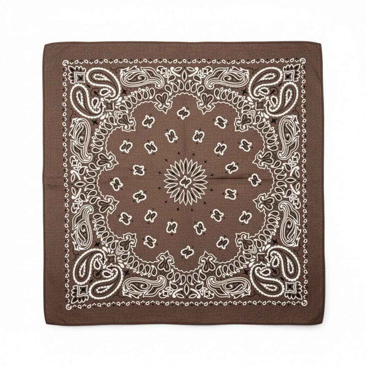 Bandana en coton homme marron - BoucleAura