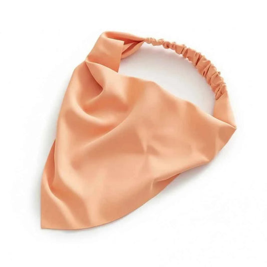 Bandana pour cheveux femme orange - BoucleAura