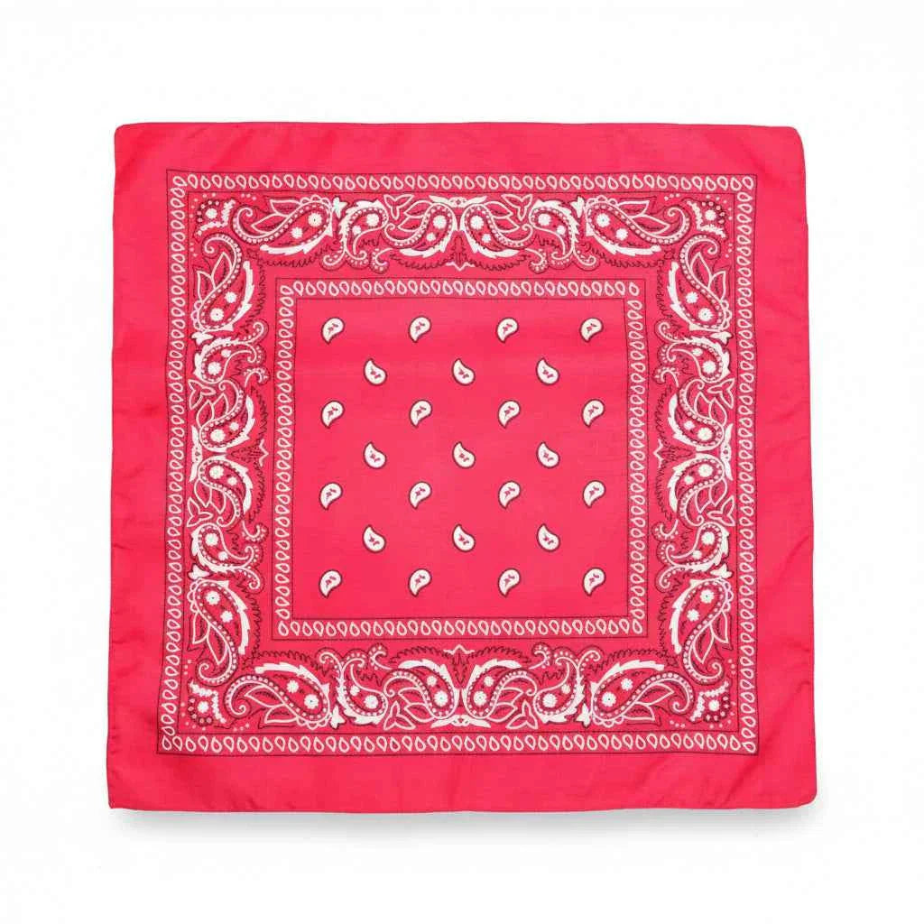 Bandanas rouge pirate femme - BoucleAura