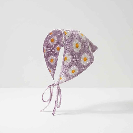 Bandana pour cheveux femme violet - BoucleAura