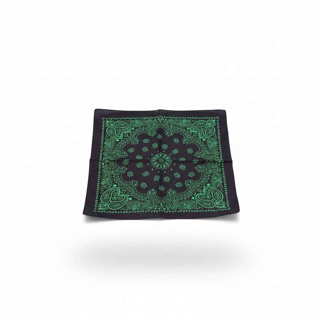 Bandana en coton bandana vert - BoucleAura