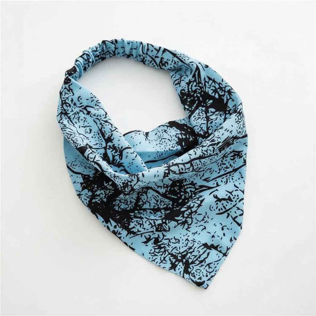 Bandanas pour cheveux femme bleu - BoucleAura
