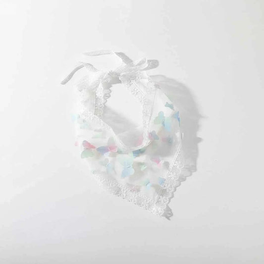 Bandana pour cheveux femme blanc en dentelle - BoucleAura