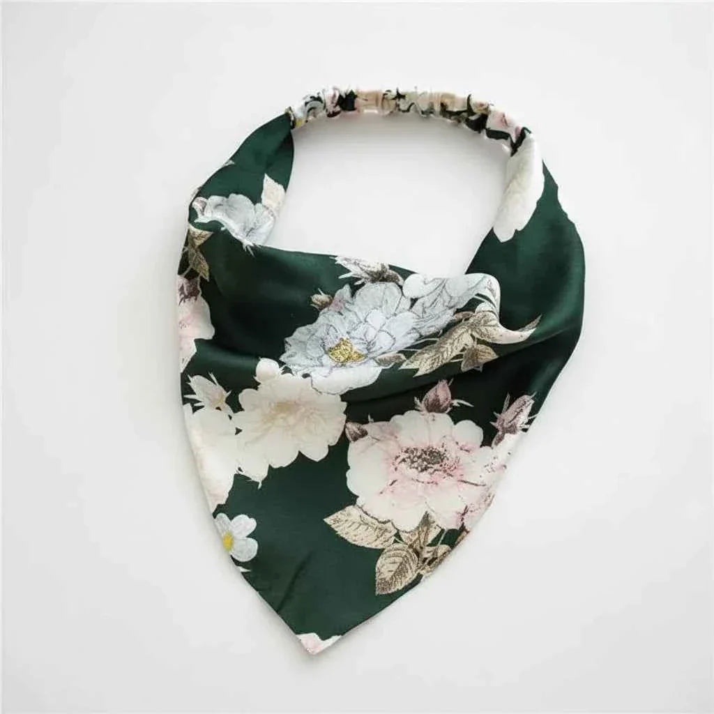 Bandana pour cheveux femme vert - BoucleAura