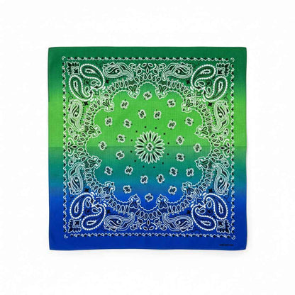Bandana en coton multicolore motif cachemire - BoucleAura