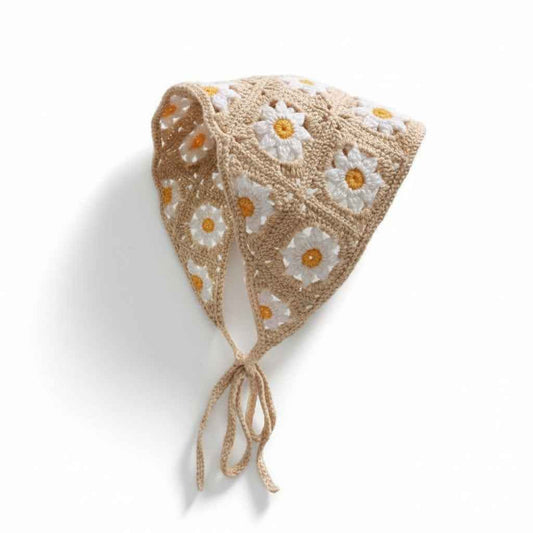 Bandanas pour cheveux bandana beige - BoucleAura