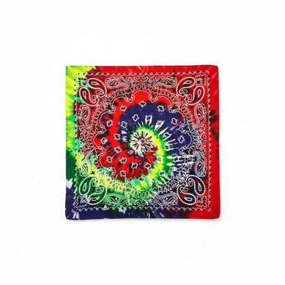 Bandana en coton multicolore à motif cachemire - BoucleAura