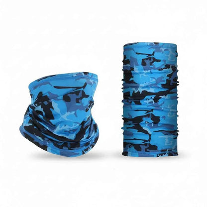 Tour De Cou Bandana bleu camouflage pour homme - BoucleAura