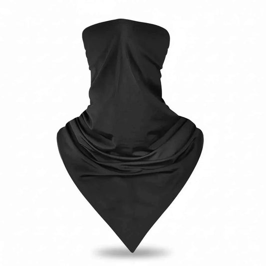 Tour De Cou Bandana noir uni - BoucleAura