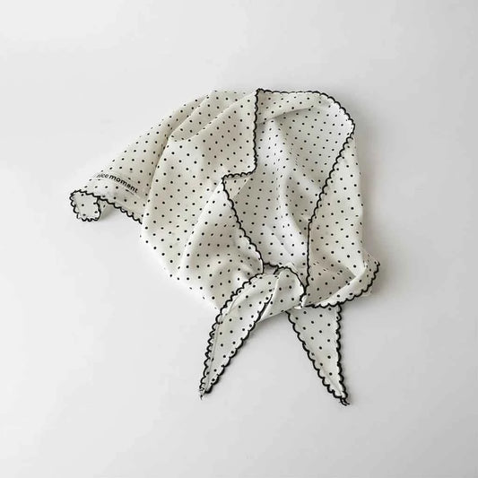 Bandana pour cheveux blanc - BoucleAura