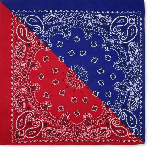 Bandana en coton homme multicolore motif cachemire - BoucleAura
