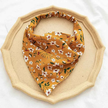 Bandana pour cheveux femme jaune - BoucleAura
