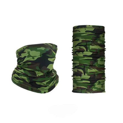 Tour De Cou Bandana vert camouflage homme - BoucleAura