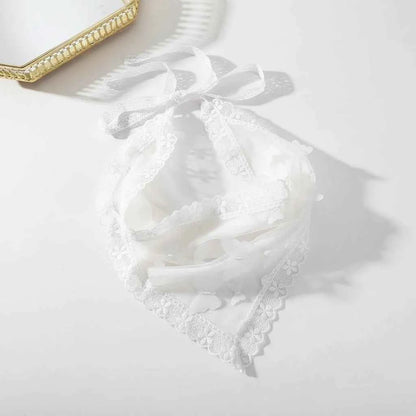 Bandana pour cheveux blanc femme - BoucleAura