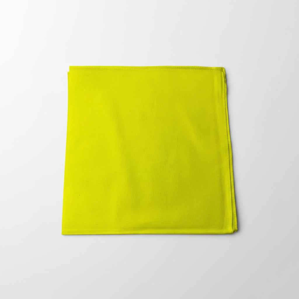 Bandana en coton jaune uni - BoucleAura