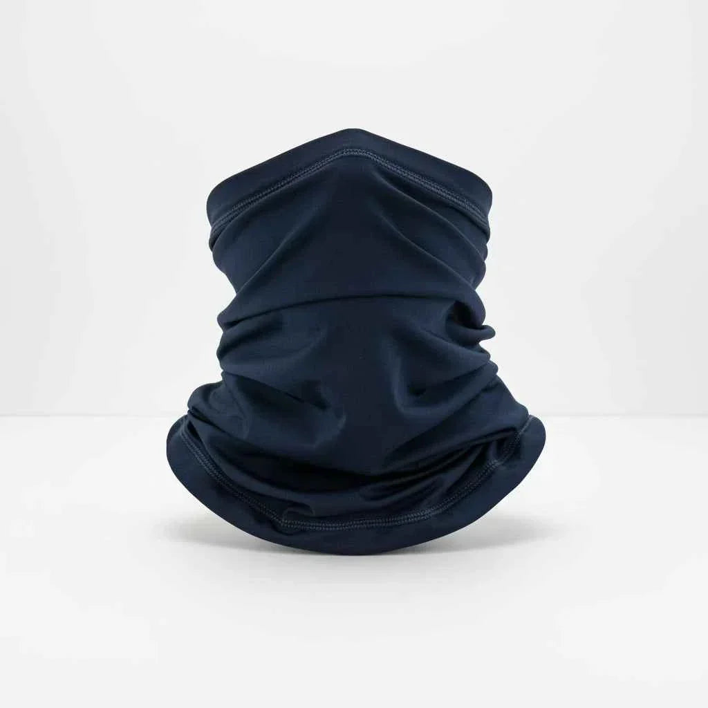 Tour De Cou Bandana bleu homme en tissu lisse - BoucleAura