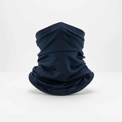 Tour De Cou Bandana bleu homme en tissu lisse - BoucleAura
