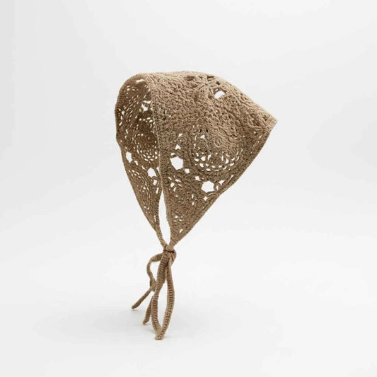 Bandana pour cheveux beige femme - BoucleAura