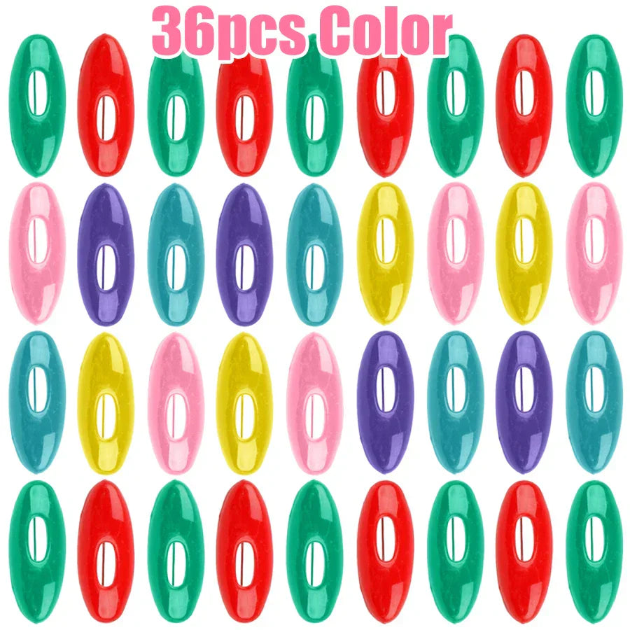 Clips Pour Bandana multicolores ovales brillants