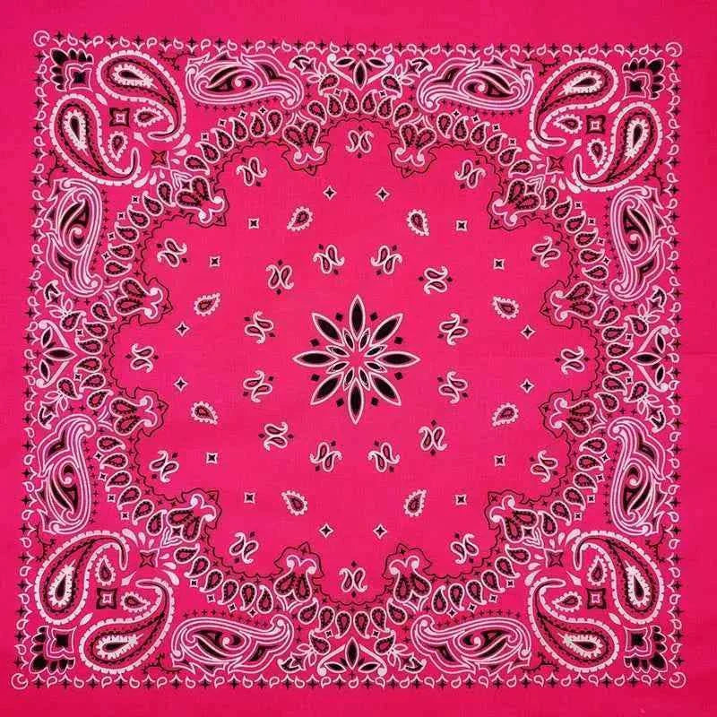 Bandana en coton rose pirate - BoucleAura
