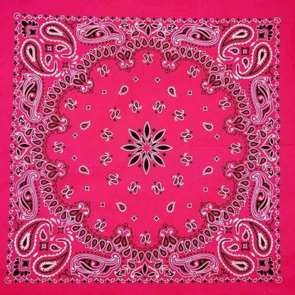 Bandana en coton rose pirate - BoucleAura
