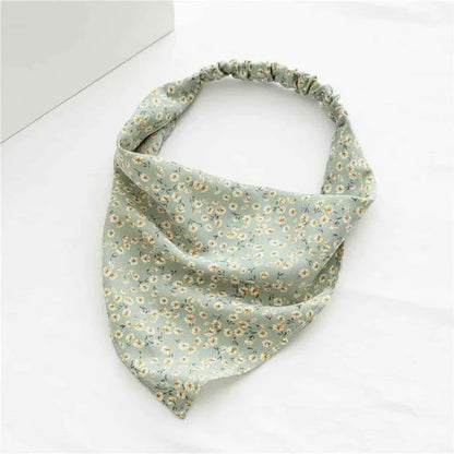 Bandana pour cheveux femme vert - BoucleAura