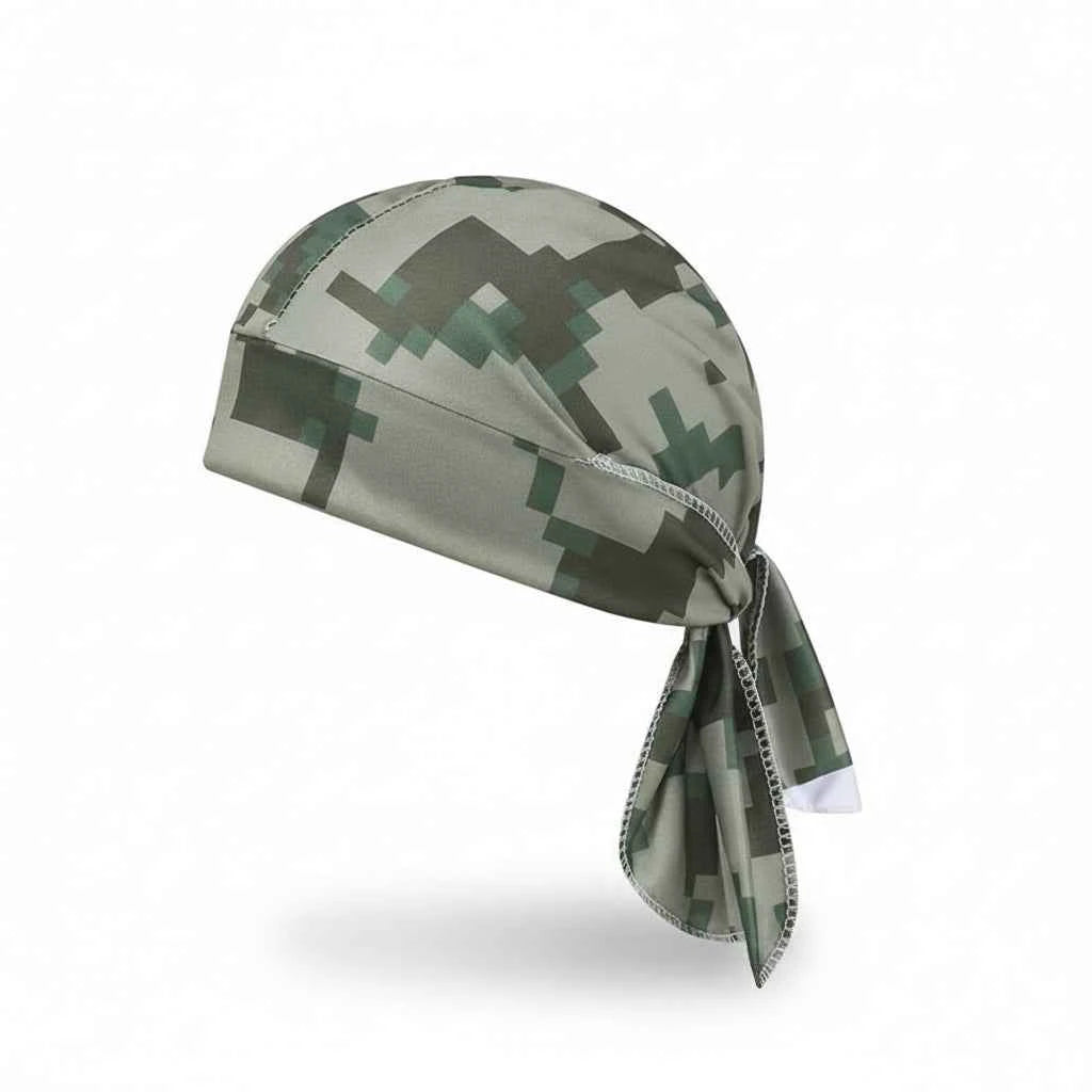 Bandana Pirate kaki homme à motif camouflage - BoucleAura