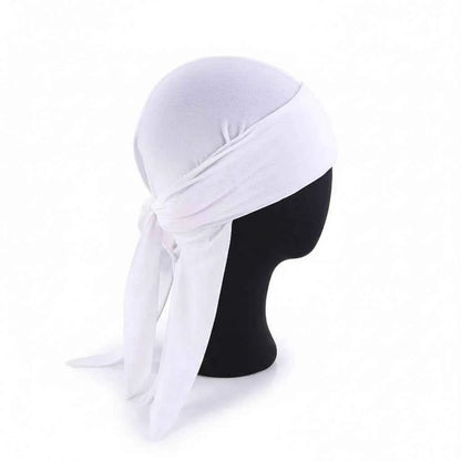 Bandana pirate homme blanc - BoucleAura