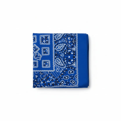 Bandanas en coton bleu homme