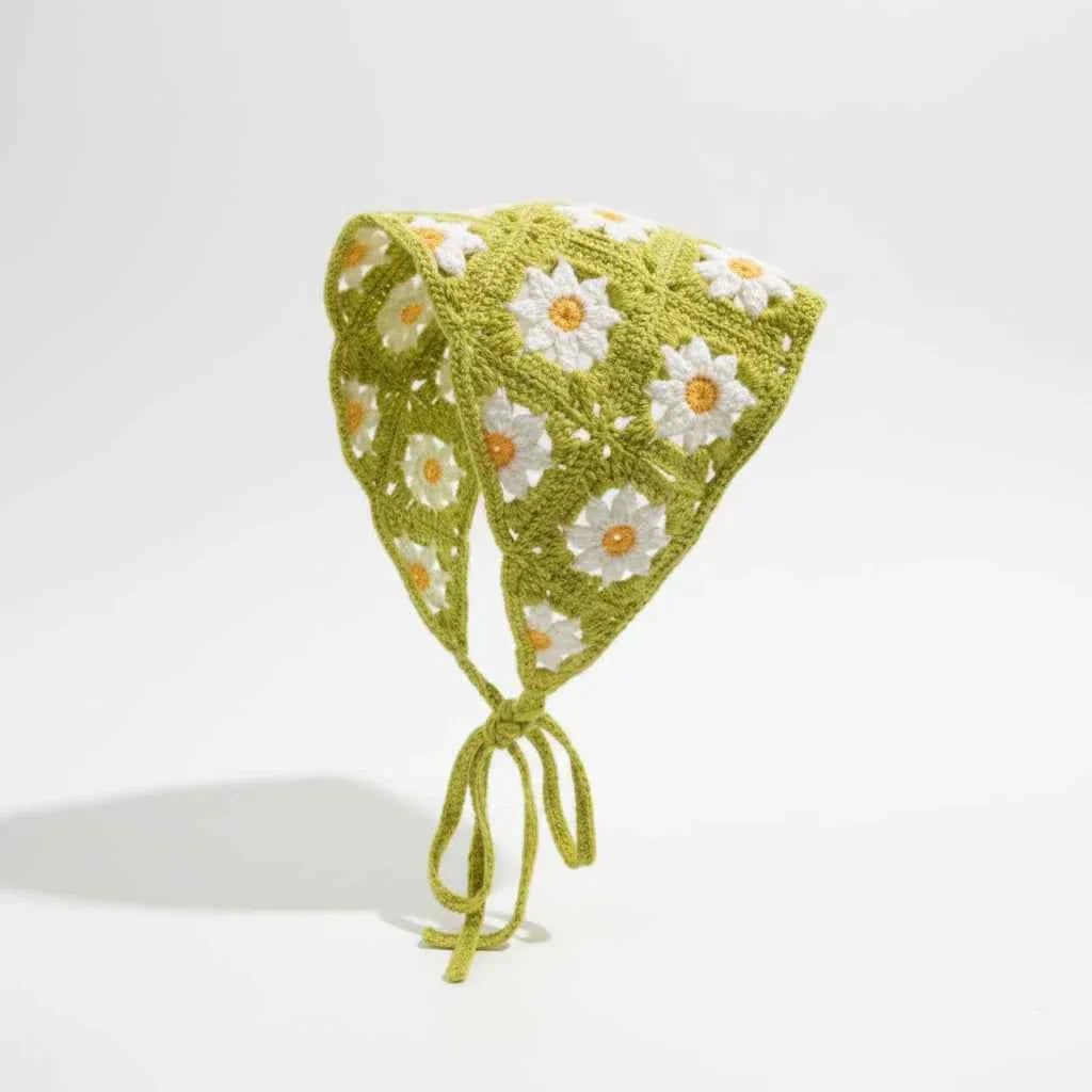 Bandana pour cheveux femme vert - BoucleAura