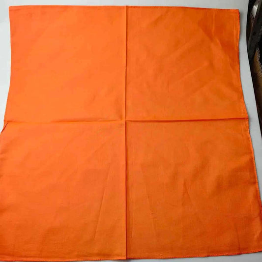Bandana en coton orange homme grand format - BoucleAura