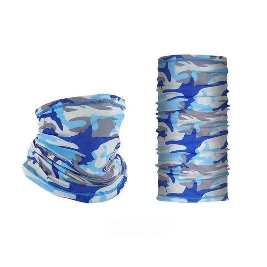 Tour De Cou Bandana camouflage bleu homme - BoucleAura