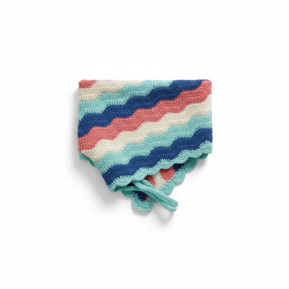 Bandana pour cheveux femme multicolore crochet