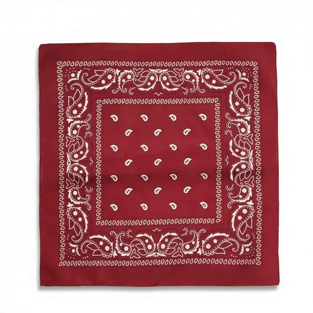 Bandana rouge femme - BoucleAura