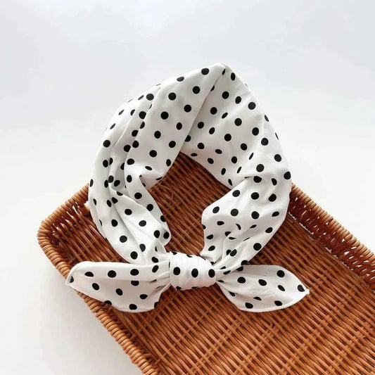 Bandana en coton à pois femme personnalisé - BoucleAura