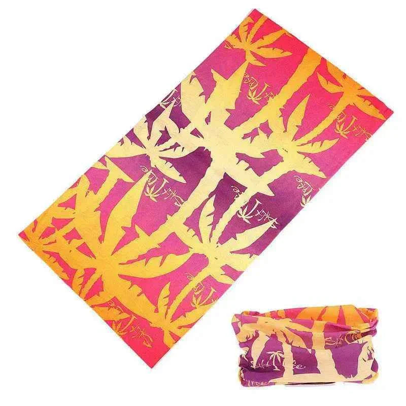 Tours De Cou Bandana multicolore personnalisé dégradé tropical - BoucleAura