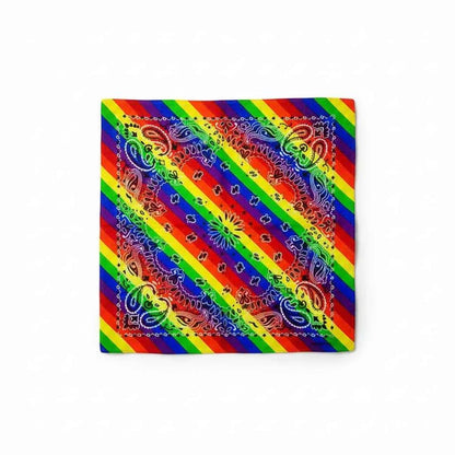 Bandana en coton multicolore à motif bandana - BoucleAura