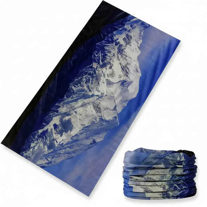 Tour De Cou Bandana bleu homme paysage - BoucleAura