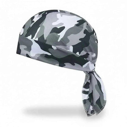 Bandana Pirate camouflage gris homme - BoucleAura