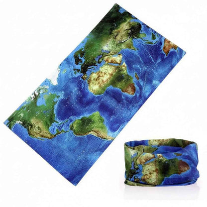 Tour De Cou Bandana multicolore paysage personnalisé - BoucleAura