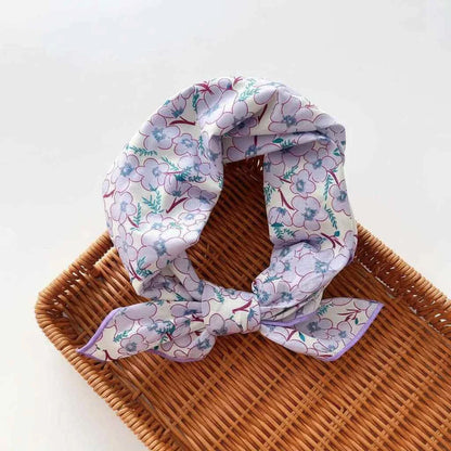 Bandana En Coton femme multicolore à fleurs - BoucleAura
