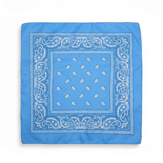 Bandana bleu pirate femme - BoucleAura