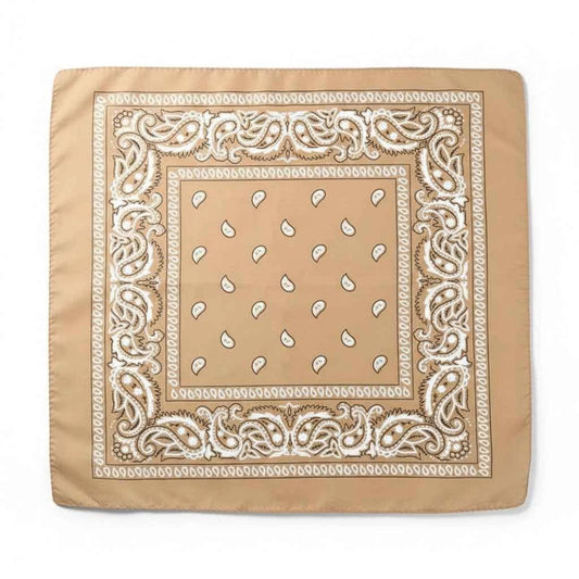 Bandana beige femme personnalisé - BoucleAura