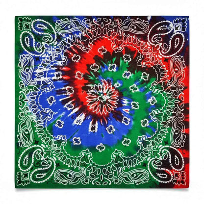 Bandana en coton homme multicolore motif cachemire - BoucleAura