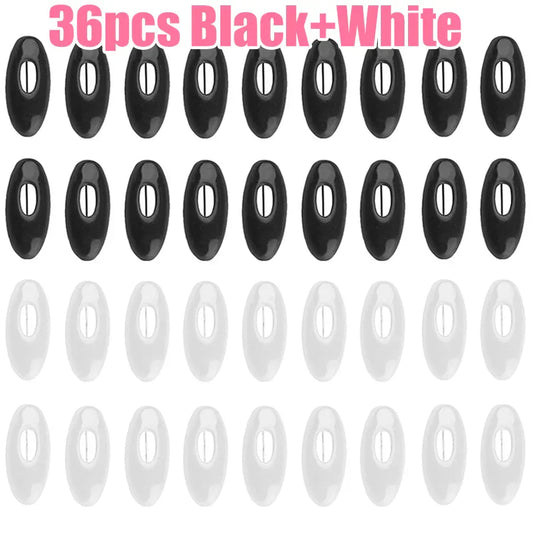 Clips Pour Bandana noir et blanc ovales